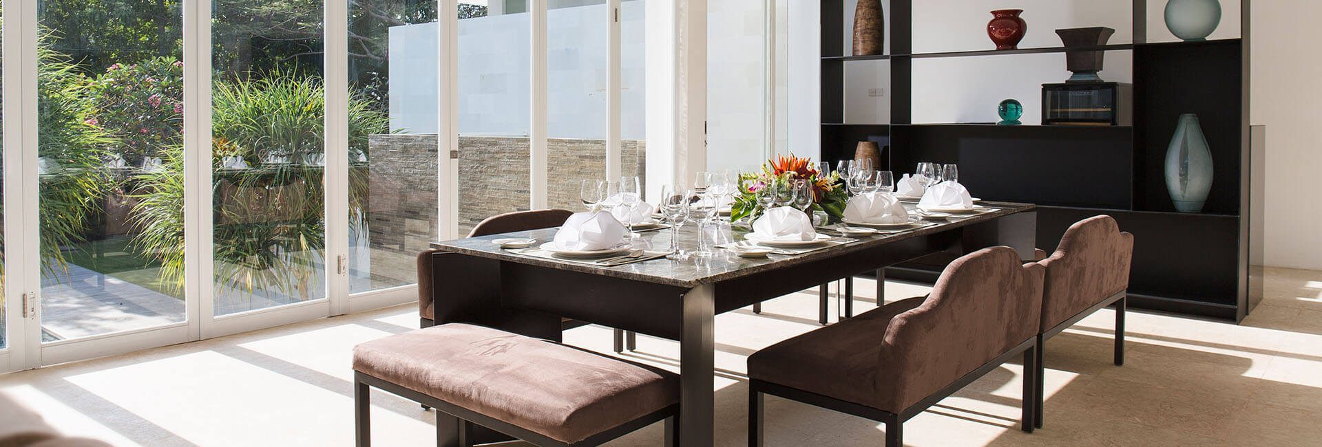 Villa Canggu - Villa South dining view